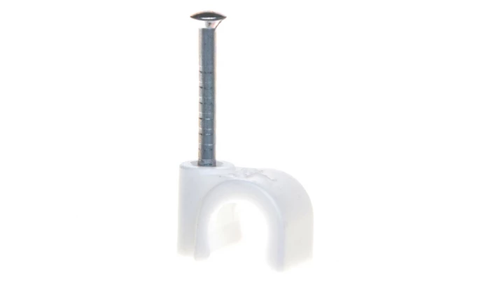 Uchwyt do kabli ISO 7mm z gwoździem 2x25mm 2007 25 RW 2225514 /100szt./