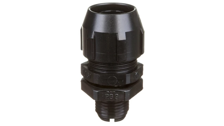 Dławnica do rur ochronnych PG9 IP66 czarna WPD 9/9 E03DK-07030100201