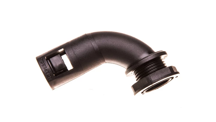 Dławnica poliamidowa kątowa do rur osłonowych M20 IP66 czarna SFKD 20M/11 E03DK-07070200401