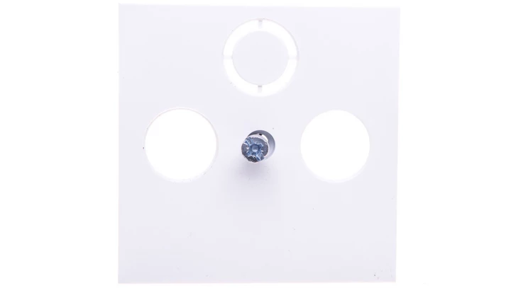 Lumina Płytka czołowa do gniazd RTV-SAT biała WL6310