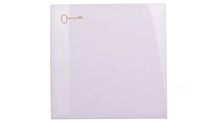 Simon 54 Klawisz pojedynczy z symbolem klucza do łączników/przycisków biały DKWK1/11