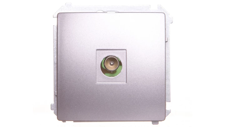 Simon Basic Gniazdo antenowe pojedyncze końcowe stal inox /zastępuje BMAK1.01/ BMAK3.01/21