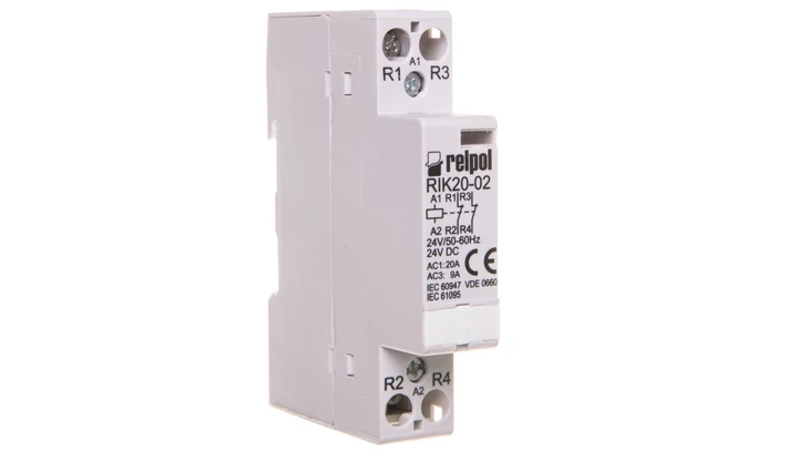 Stycznik modułowy 20A 0Z 2R 24V AC RIK20-02-24 2608179