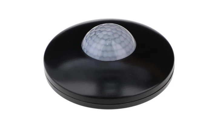 Czujnik ruchu 1000W 360 stopni 230V AC podczerwień czarny DR-06B