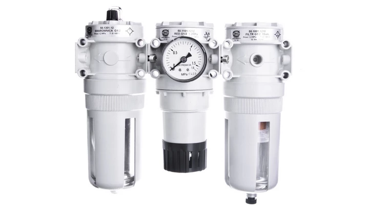 Blok przygotowania sprężonego powietrza PSP3 G1/2 5um 1,2 MPa -osłona 50.1503.1212.05