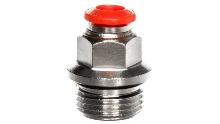 Przyłączka prosta wtykowa G3/8 D 6 80.0050.01.3806