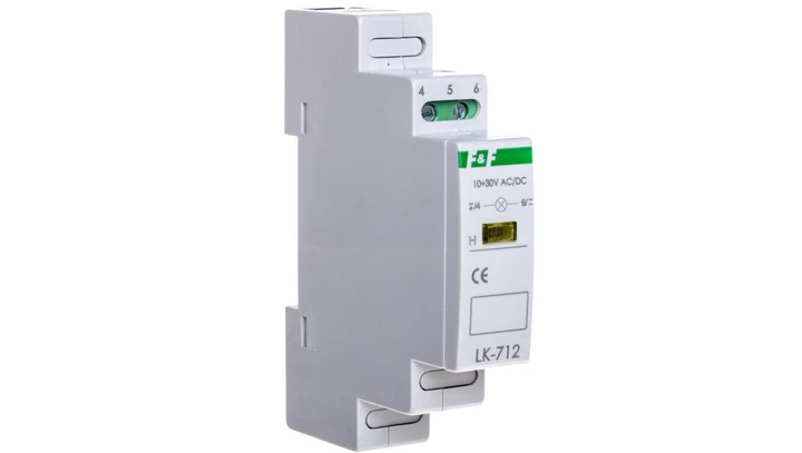 Lampka modułowa 1-fazowa żółta 10-30V AC/DC LK-712Y-10-30V