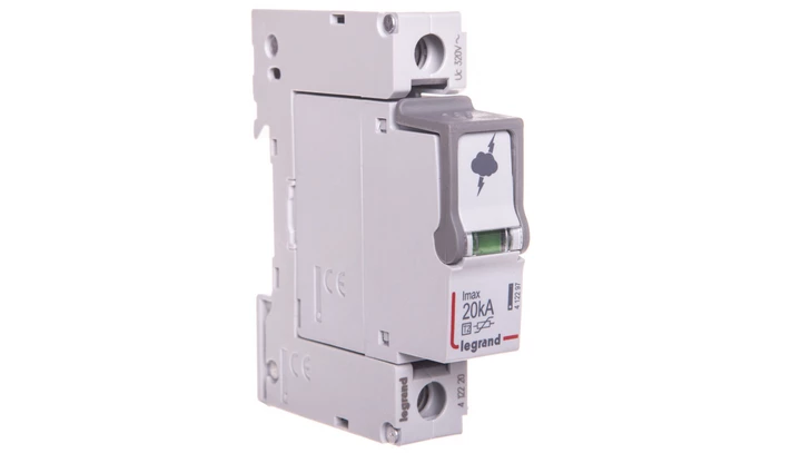 Ogranicznik przepięć Typ T2 1P 20kA 1,2kV ON 300 TT, TN (TNC, TNS) 412220