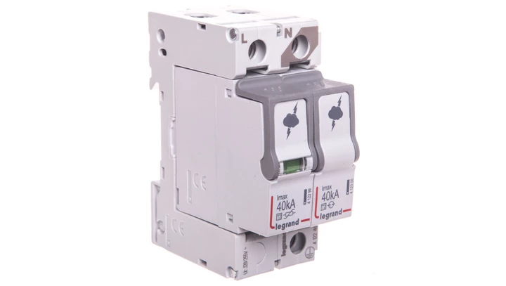 Ogranicznik przepięć Typ T2 1P+N 40kA 1,7kV ON 300 TT/TNS 412246