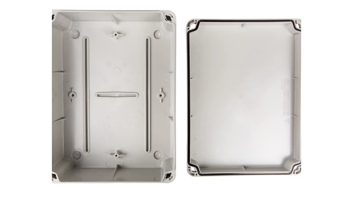 Puszka natynkowa LIGHT 241x180x96 4xM25 6xM40 IP66/67 szara EV-231