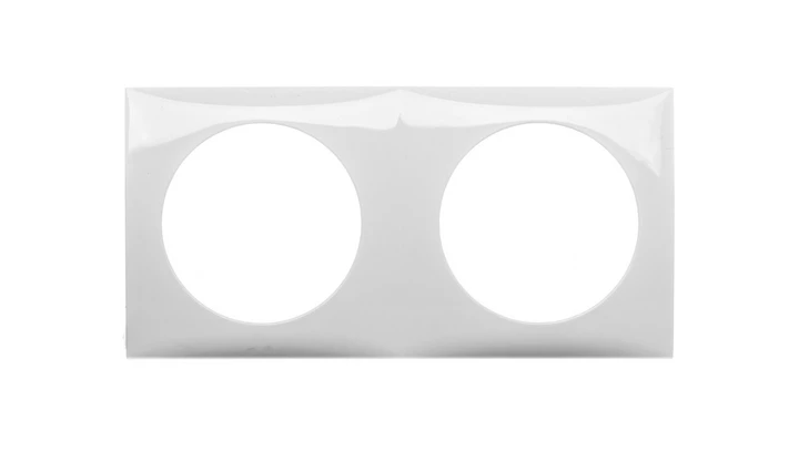 Integro Flow Ramka podwójna śnieżnobiała 918262519