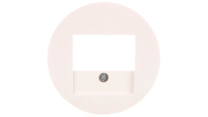 Berker R.1/R.3 Element centralny do gniazda TAE i głośnikowego biały 10382089