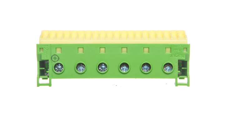 Blok samozacisków 63A QC zielony 26 przyłączy 33x105x105mm KN26E