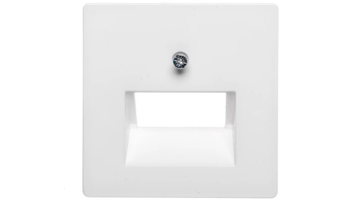 Berker Q.1 Element centralny do gniazda przyłączeniowego UAE podwójnego śnieżnobiały aksamit 14096089