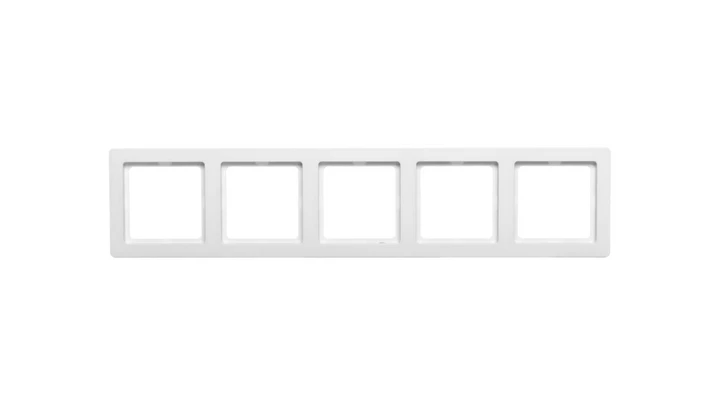 Berker Q.1 Ramka pięciokrotna śnieżnobiały aksamit 10156089