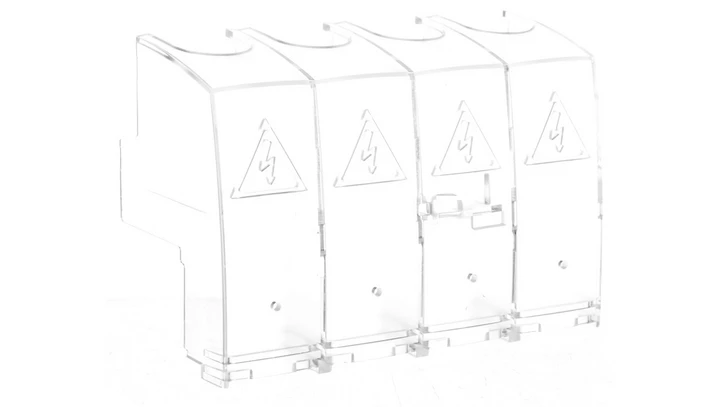 Osłona przyłączy górna i dolna 4P dla rozłączników rozmiar 4 HZC218