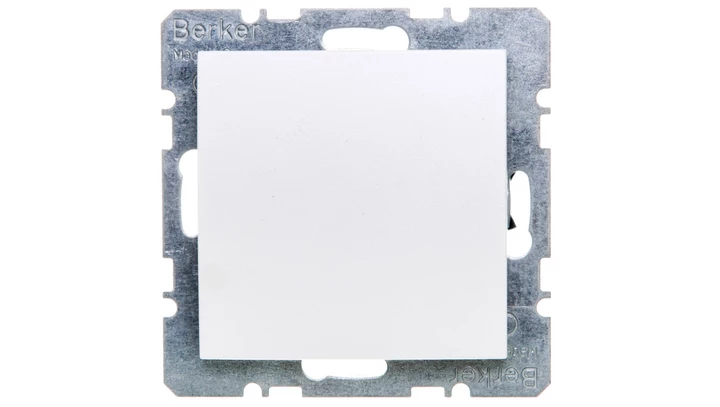 Berker B.Kwadrat Zaślepka z elementem centralnym śnieżnobiała 6710091909