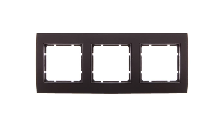 Berker B.3 Ramka potrójna aluminium czarny/antracyt 10133005