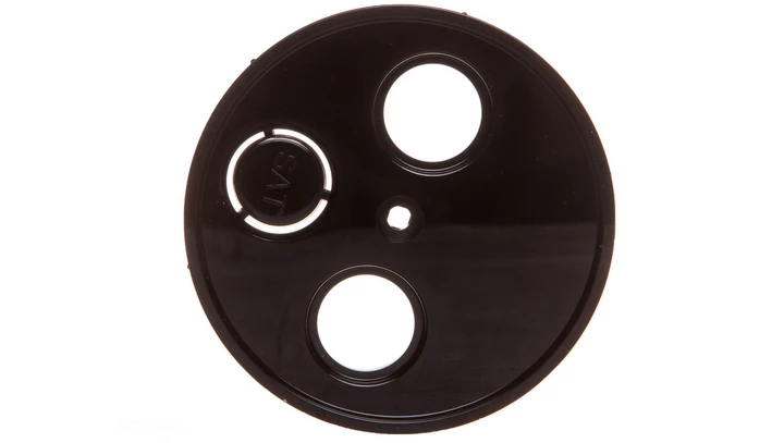 Berker R.1/R.3 Element centralny do gniazda antenowego 2- 3-wyjściowego czarny 12032045