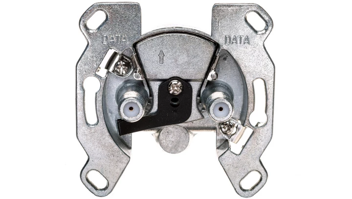 Berker B.Kwadrat Gniazdo antenowe szerokopasmowe 2F RTV (UPC, Vectra) mechanizm 53455111