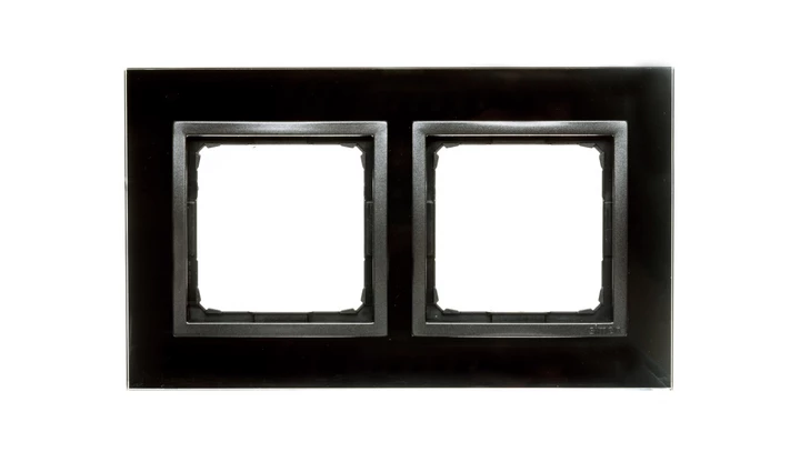 Simon 54 Nature Ramka podwójna szkło ZASTYGŁA LAWA DRN2/73