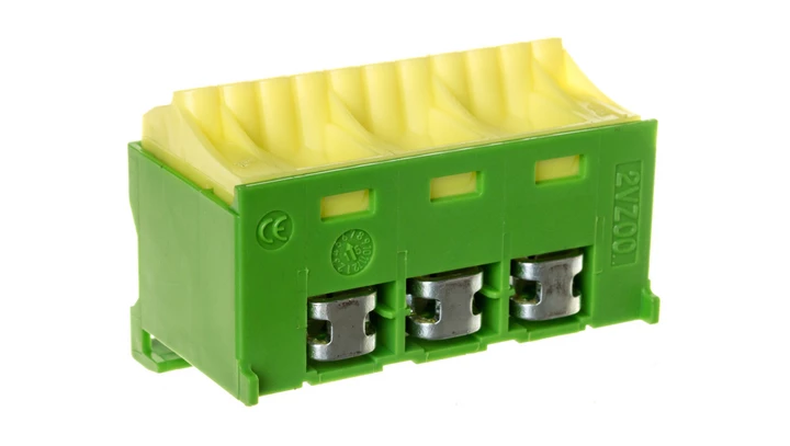 Blok samozacisków QC 63A zielony 14 przyłączy 33x60x34mm KN14E