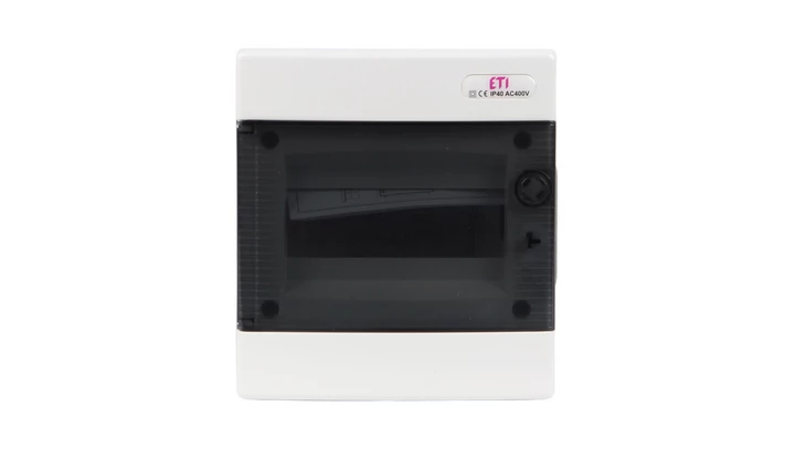 Rozdzielnica modułowa 1x8 podtynkowa /transparentna/ IP40 ECM8PT DIDO 001101010