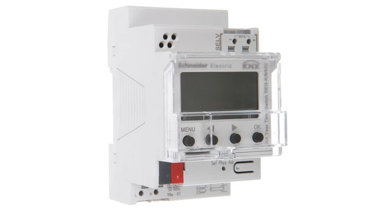 Merten KNX Zegar sterujący cyfrowy roczny ośmiokanałowy REG-K/8/800 MTN6606-0008