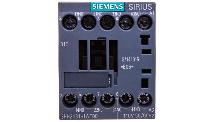 Stycznik pomocniczy 3Z 1R cewka 110V AC 50-60Hz S00 przył śrubowe SIRIUS 3RH2131-1AF00