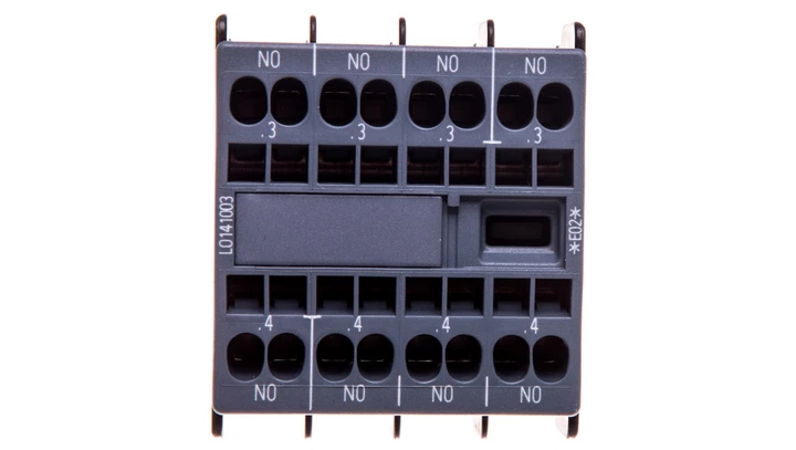 Styki pomocnicze 4Z montaż czołowy S00 do S3 przył sprężynowe SIRIUS 3RH2911-2FA40