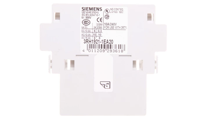 Styki pomocnicze 2Z montaż boczny pierwszy blok S6 do S12 przył śrubowe SIRIUS 3RH1921-1EA20