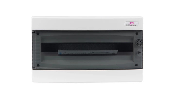 Rozdzielnica modułowa 1x18 podtynkowa /transparentna/ IP40 ECM18PT-S DIDO 001101074