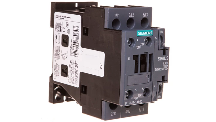 Stycznik mocy 32A 3P 230V AC 1Z 1R S0 3RT2027-1AP00