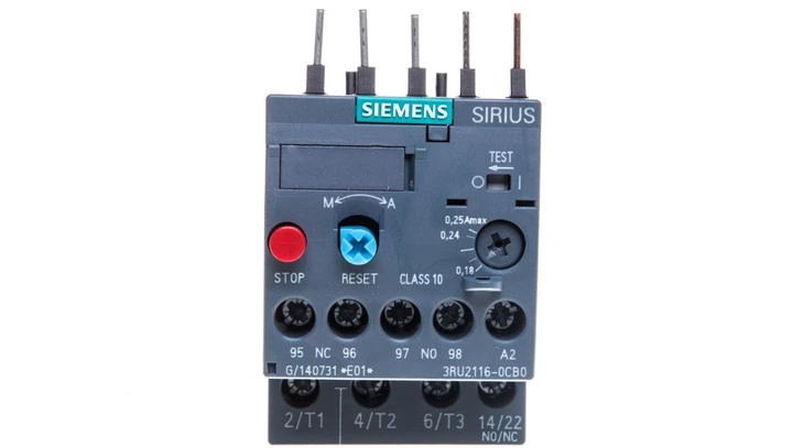 Przekaźnik termiczny 0,18-0,25A S00 3RU2116-0CB0