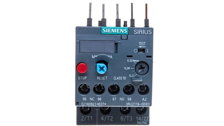 Przekaźnik termiczny 0,22-0,32A S00 3RU2116-0DB0