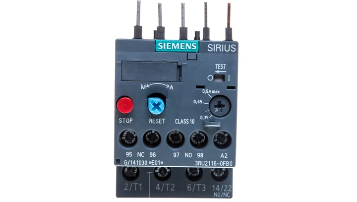 Przekaźnik termiczny 0,35-0,50A S00 3RU2116-0FB0