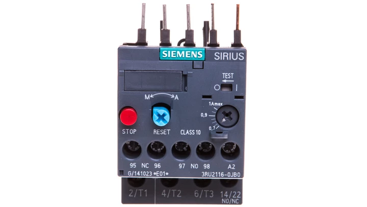 Przekaźnik termiczny 0,7-1A S00 3RU2116-0JB0