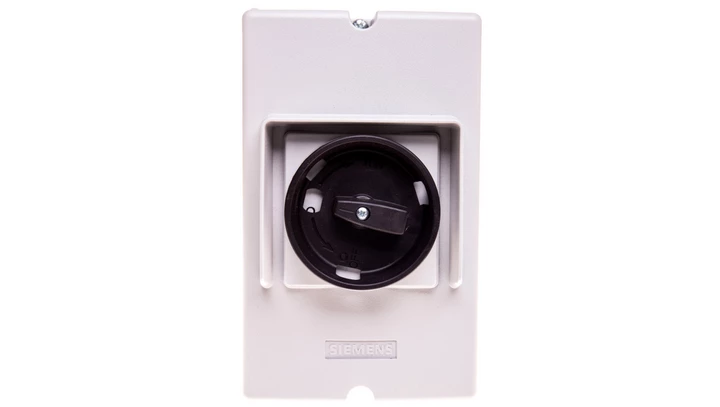 Obudowa wyłącznika silnikowego z pokrętłem czerwono-żółta IP65 natynkowa S0 3RV1923-1DA01