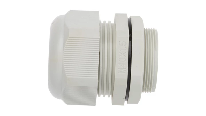 Dławnica kablowa poliamidowa M40 IP68 DP-EN 40 HM szara E03DK-01040100601