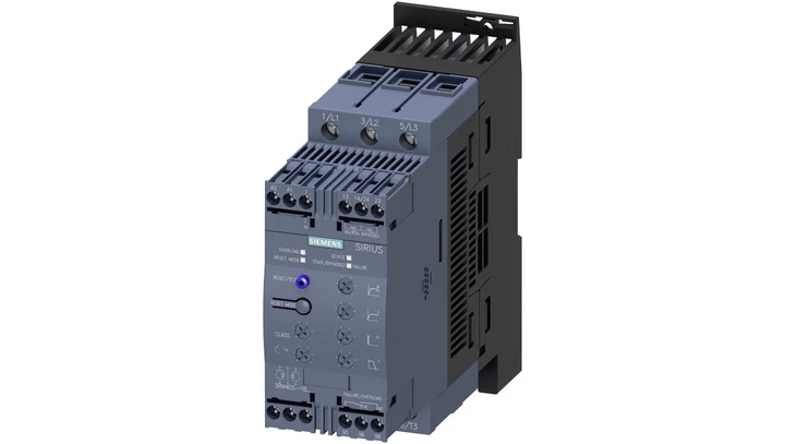 Softstart 3-fazowy 200-480VAC 45A 22kW/400V Uc=24V AC/DC S2 3RW4036-1BB04