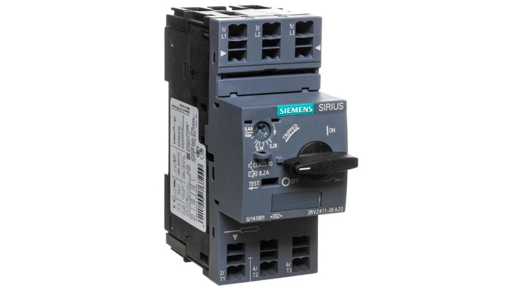 Wyłącznik do transformatorów 3P 0,28-0,4A 100kA S00 3RV2411-0EA20