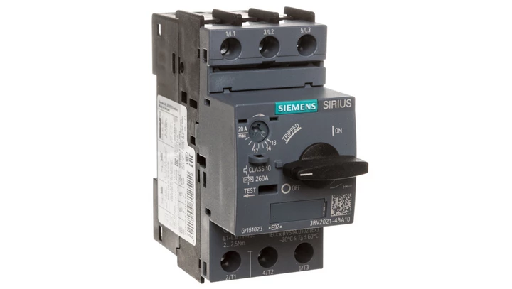 Wyłącznik silnikowy 3P 7,5kW 14-20A S0 3RV2021-4BA10