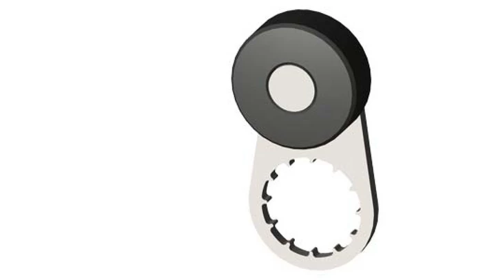 Dźwignia uchylna do 3SE51/52 metal prosta dł 21mm rolka 19mm z tworzywa 3SE5000-0AA21