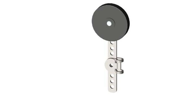 Dźwignia uchylna do 3SE51/52 regulowana krokowo do 3SE51/52 metal dł 100 mm rolka gumowa 50mm 3SE5000-0AA68