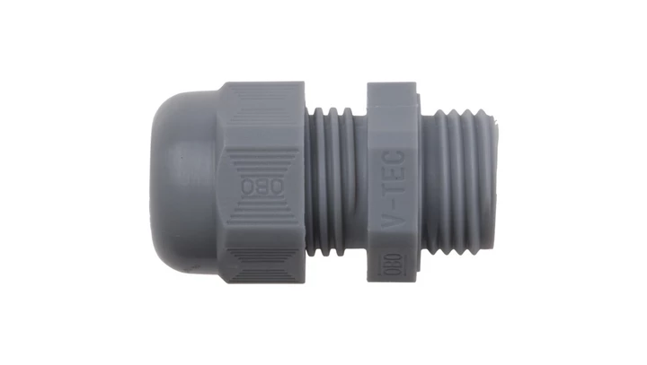 Dławnica kablowa poliamidowa PG9 IP68 V-TEC PG9 LGR jasnoszara 2024713 /50szt./