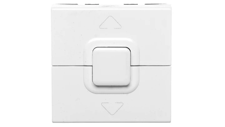 MOSAIC Przycisk żaluzjowy biały 077028
