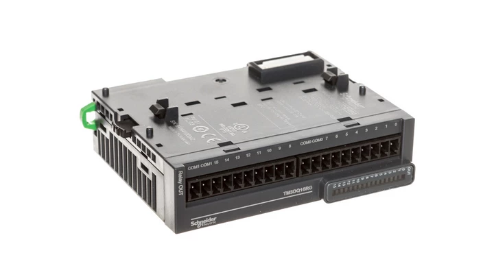 Moduł 16-wyjść przekaźnikowych 30V DC/240V AC zaciski sprężynowe TM3-16 TM3DQ16RG