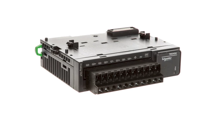 Moduł 4-wejścia analogowe Modicon TM3-4 TM3AQ4