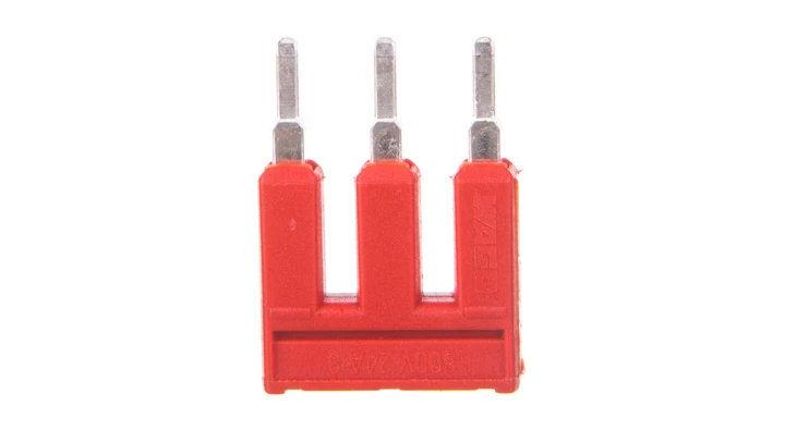 Mostek grzebieniowy 3-torowy czerwony TOPJOBS 2002-403/000-005 /25szt./
