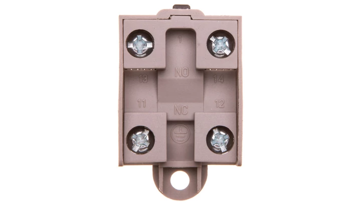 Łącznik krańcowy 1Z 1R metal/tworzywo popychacz LK\11